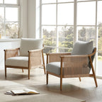 Sienna Modern Rope Accent Chair