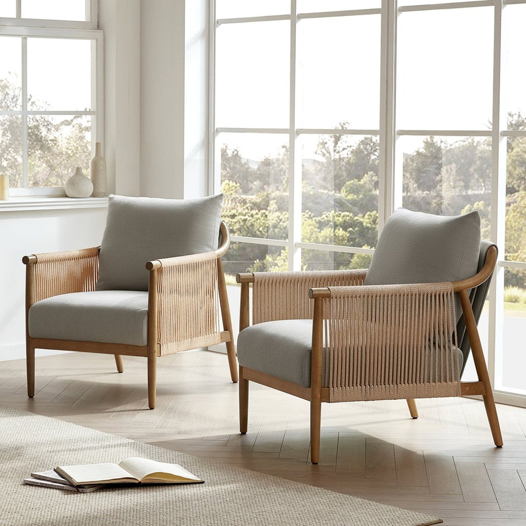 Sienna Modern Rope Accent Chair