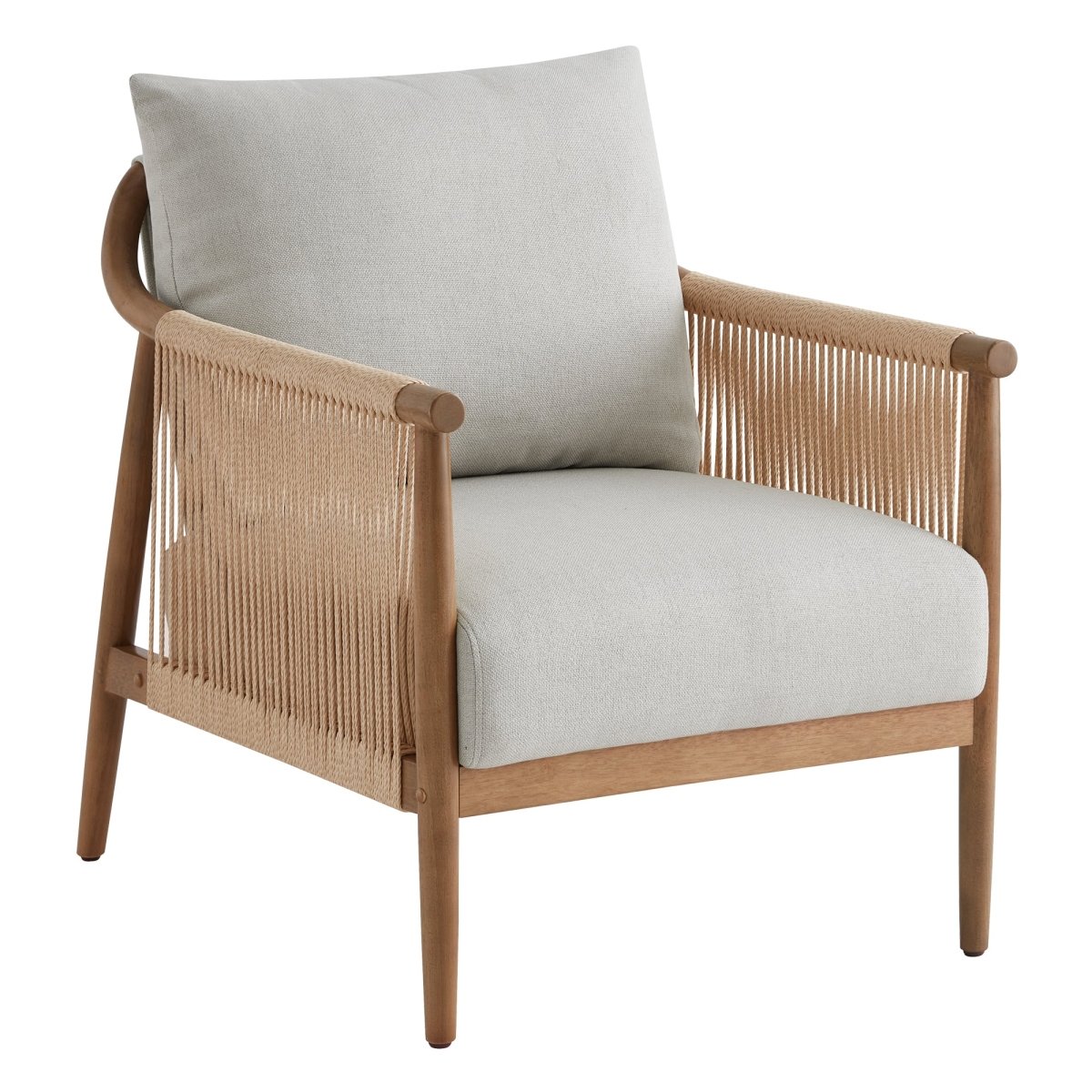 Sienna Modern Rope Accent Chair