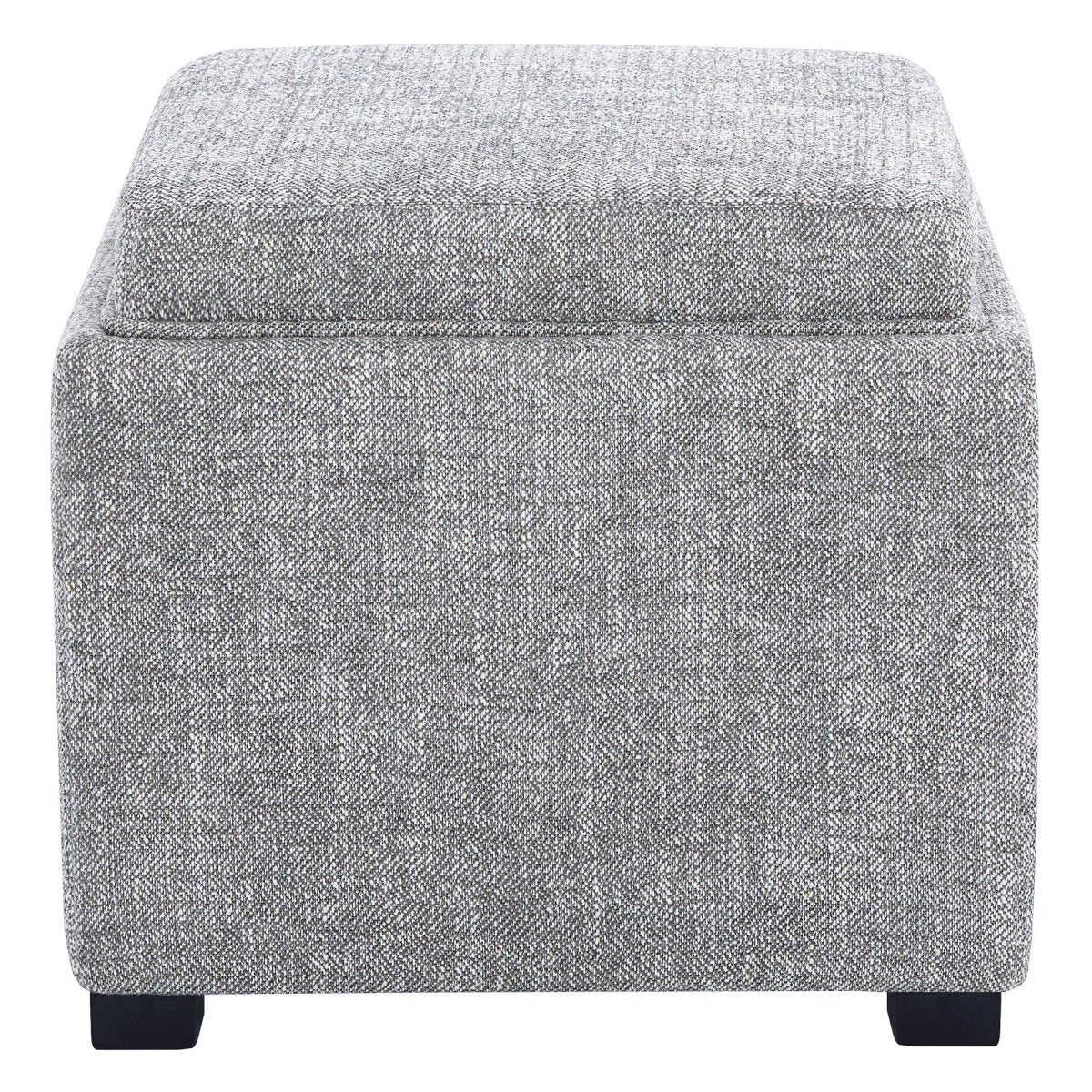 Cube Storage Ottoman - Fabric & Leather