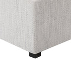 Cube Storage Ottoman - Fabric & Leather