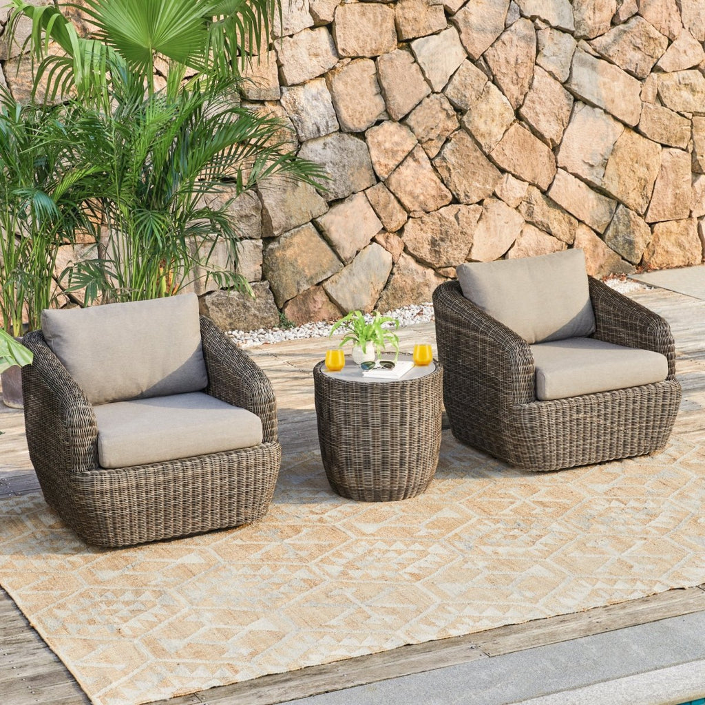 Liana Wicker Outdoor Bistro Set