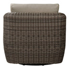 Liana Wicker Outdoor Swivel Accent Chair