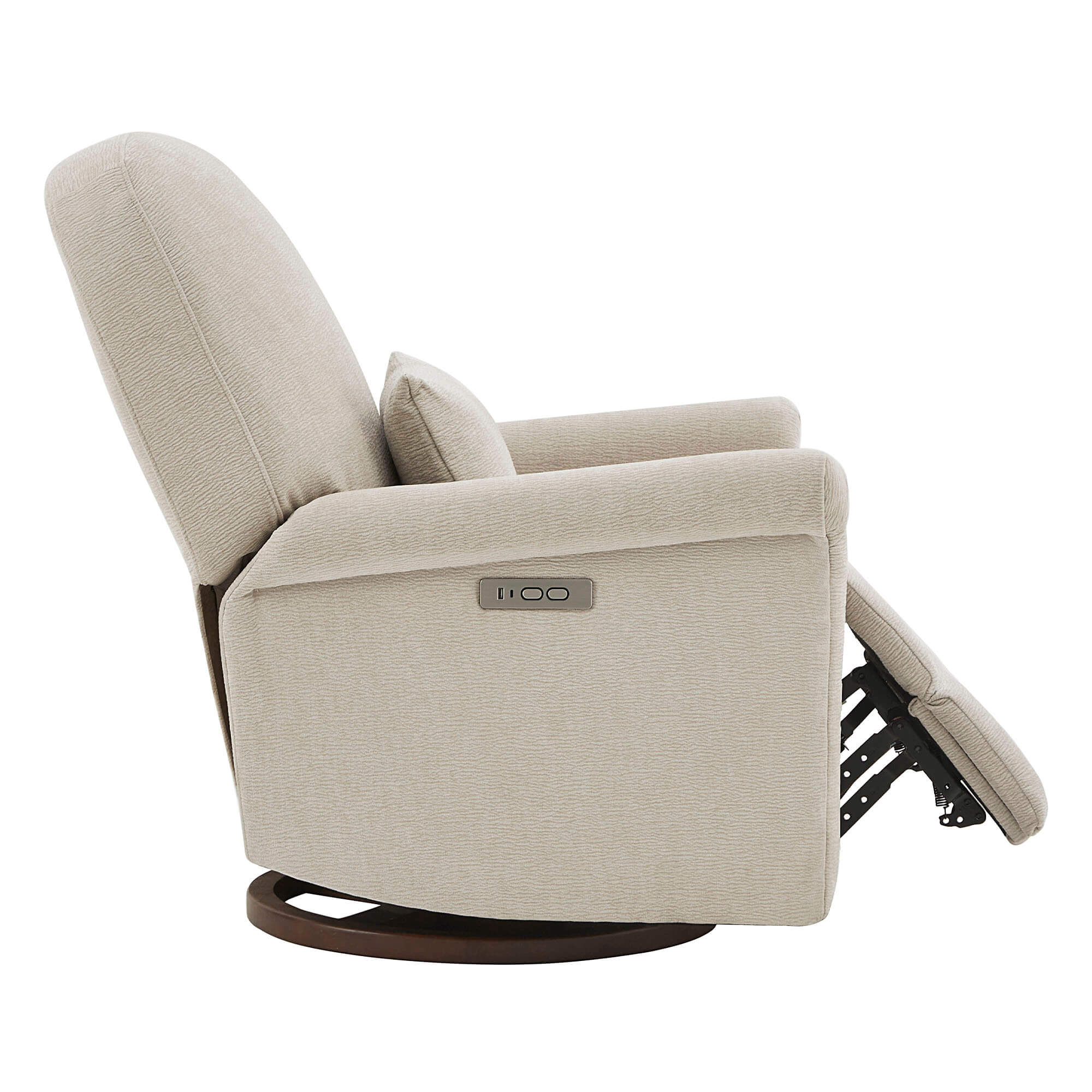 Aurora Power Swivel Nursery Glider Recliner