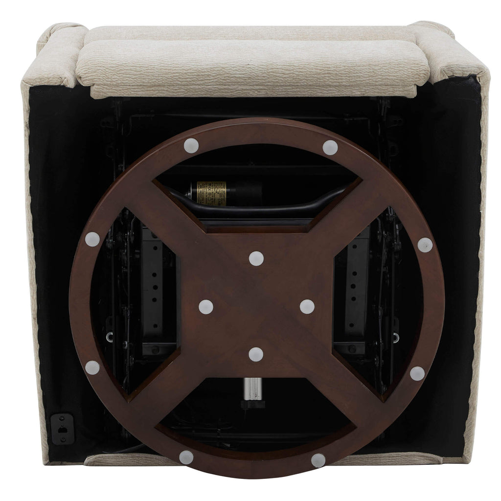 Aurora Power Swivel Nursery Glider Recliner