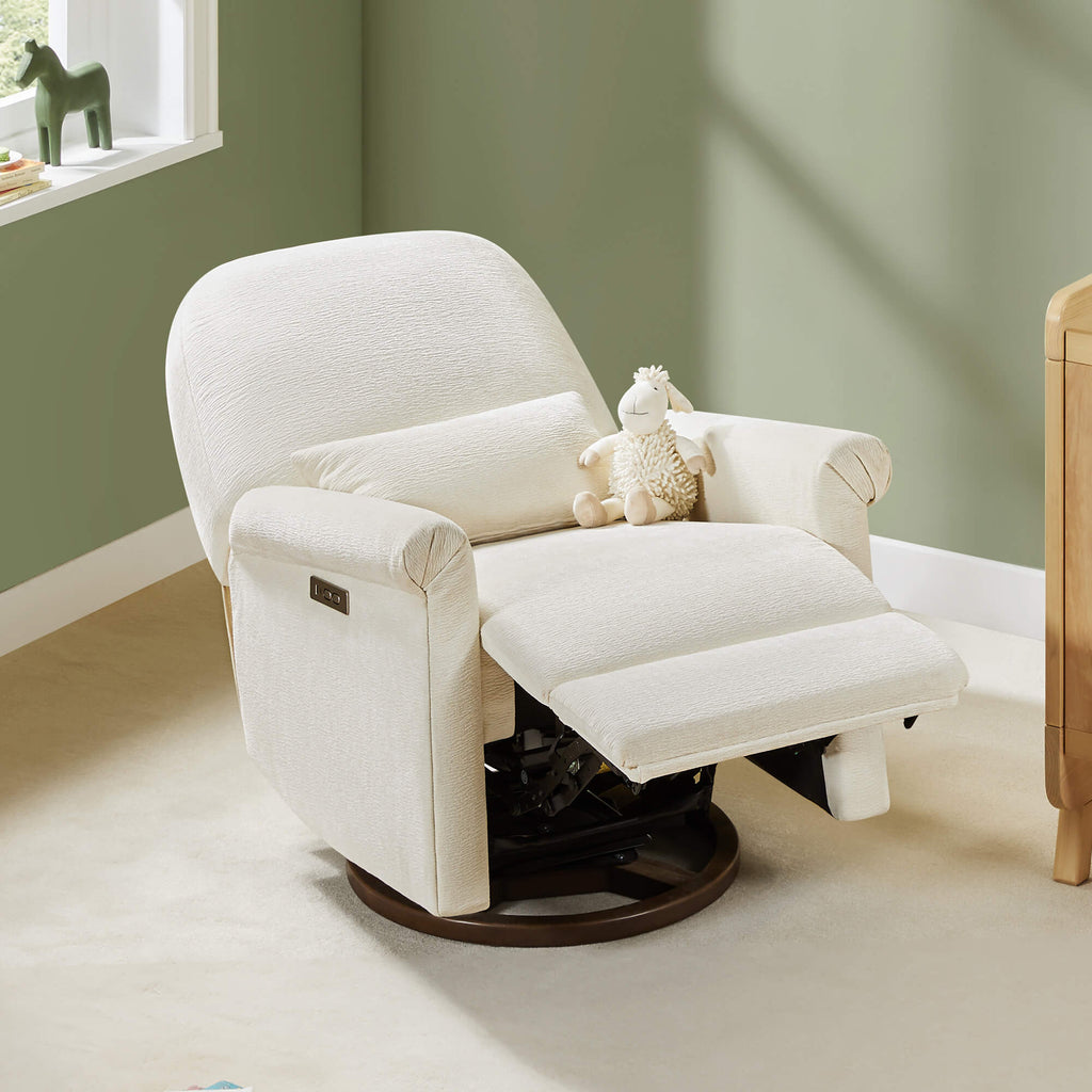 Aurora Power Swivel Nursery Glider Recliner