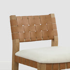 Aries Mid-century Modern Handwoven Counter Stool