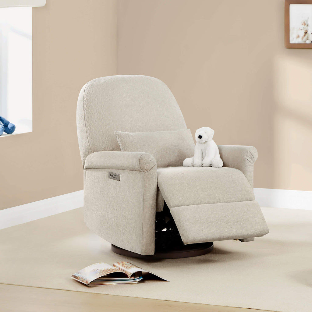 Aurora Power Swivel Nursery Glider Recliner
