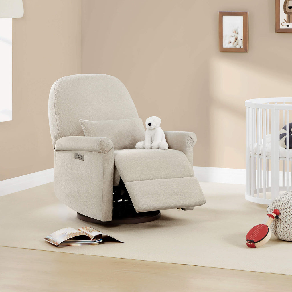 Aurora Power Swivel Nursery Glider Recliner
