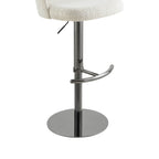 Blythe Upholstered Adjustable Height Swivel Bar & Counter Stools