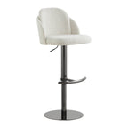 Blythe Upholstered Adjustable Height Swivel Bar & Counter Stools