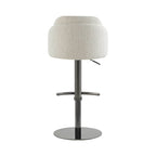 Blythe Upholstered Adjustable Height Swivel Bar & Counter Stools