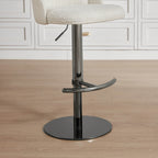 Blythe Upholstered Adjustable Height Swivel Bar & Counter Stools
