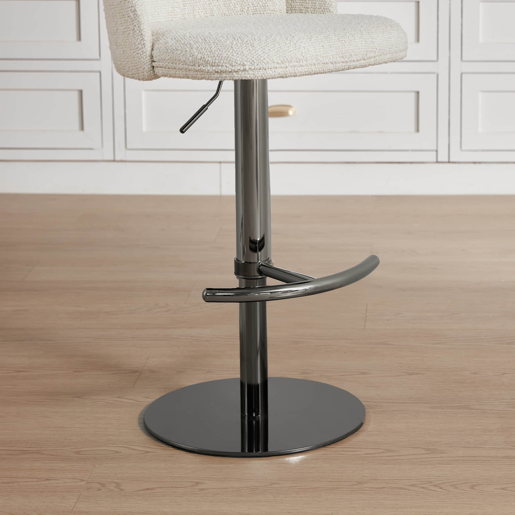 Blythe Upholstered Adjustable Height Swivel Bar & Counter Stools