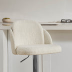 Blythe Upholstered Adjustable Height Swivel Bar & Counter Stools