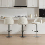 Blythe Upholstered Adjustable Height Swivel Bar & Counter Stools