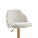 Blythe Upholstered Adjustable Height Swivel Bar & Counter Stools