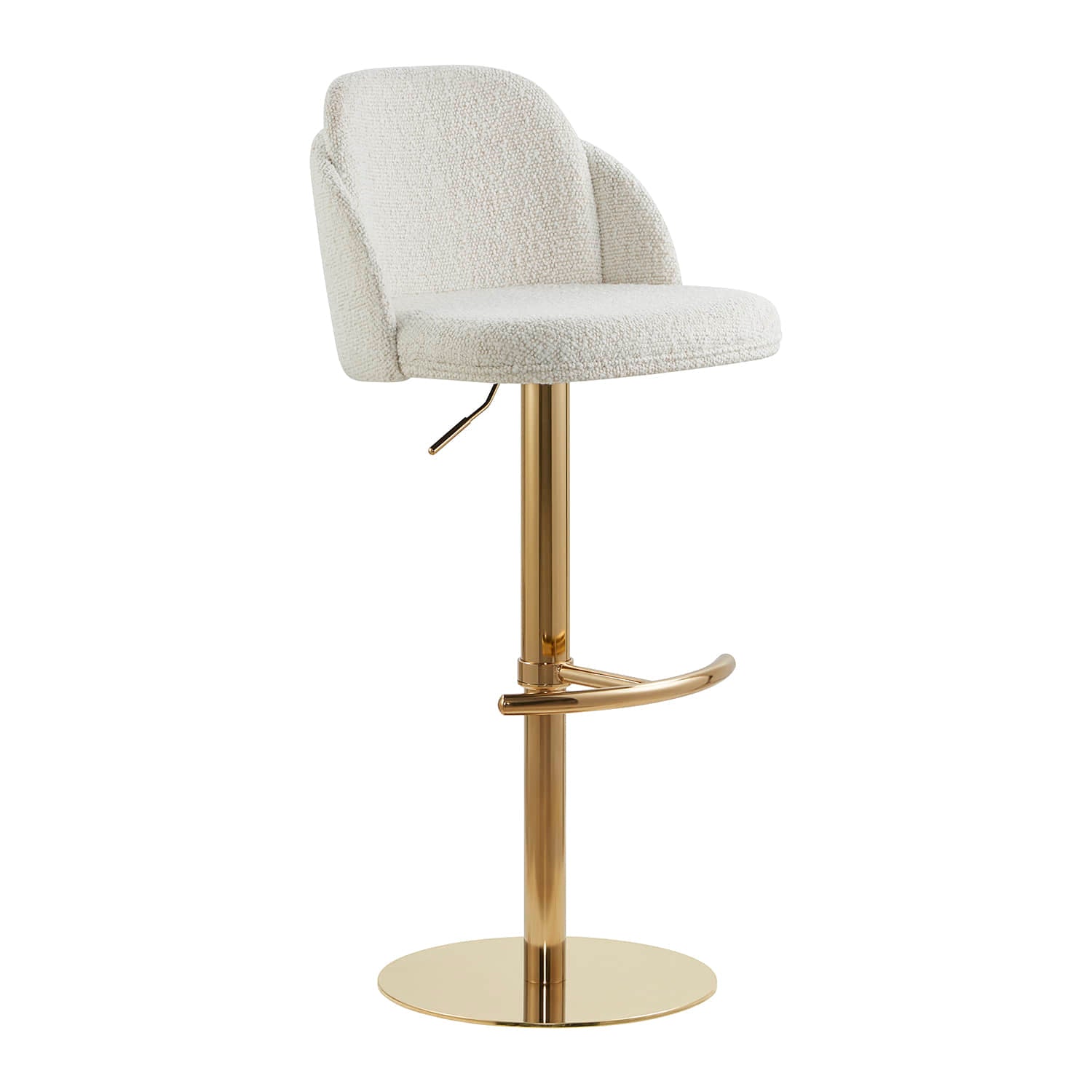 Blythe Upholstered Adjustable Height Swivel Bar & Counter Stools