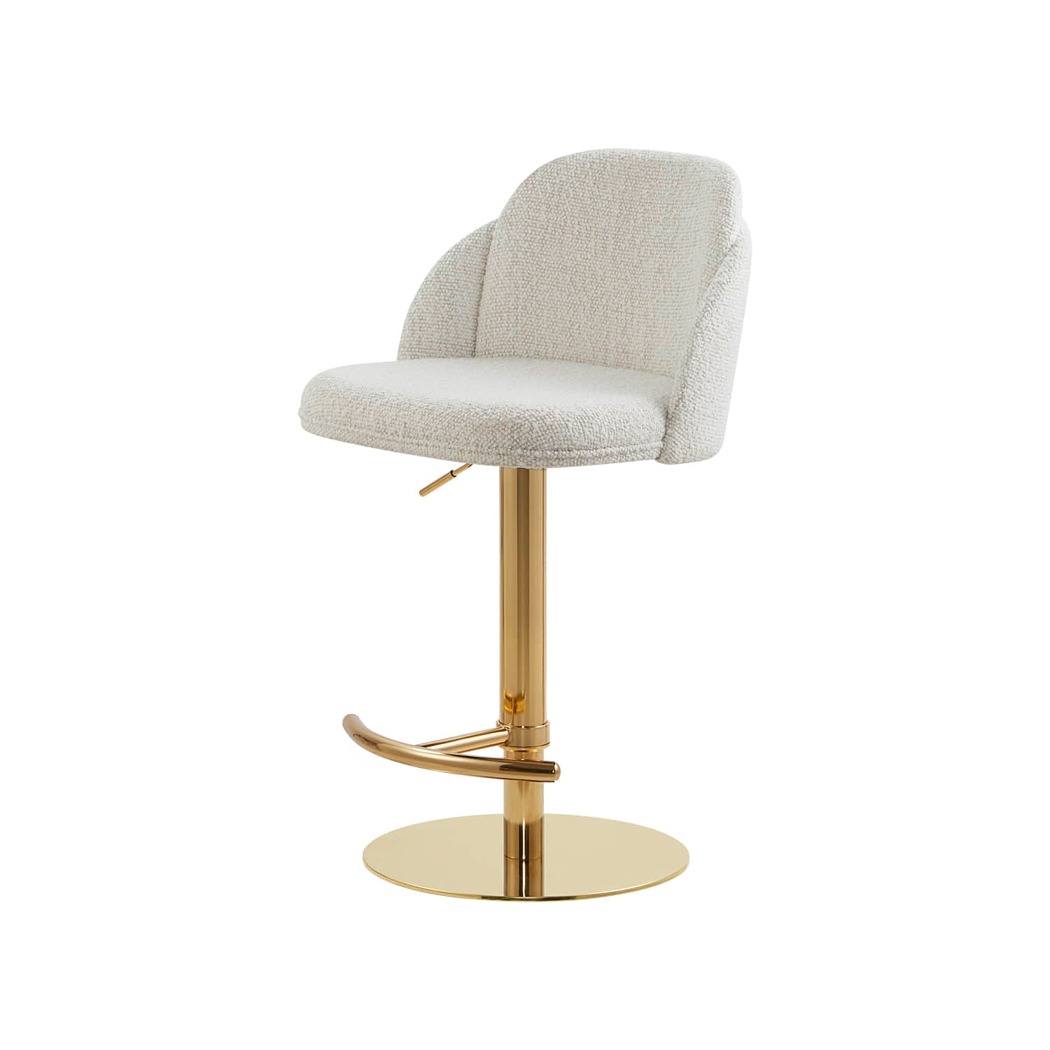 Blythe Upholstered Adjustable Height Swivel Bar & Counter Stools