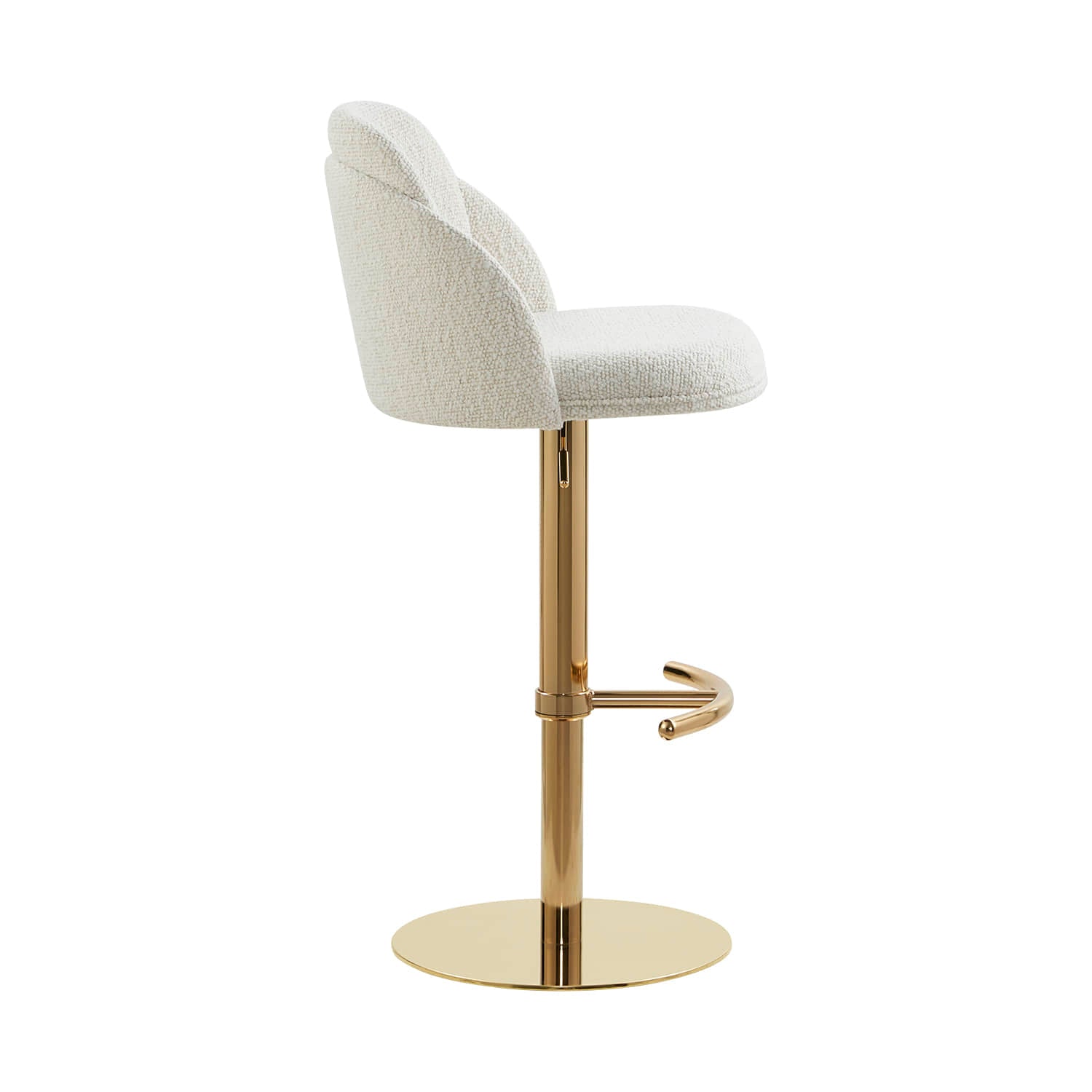 Blythe Upholstered Adjustable Height Swivel Bar & Counter Stools