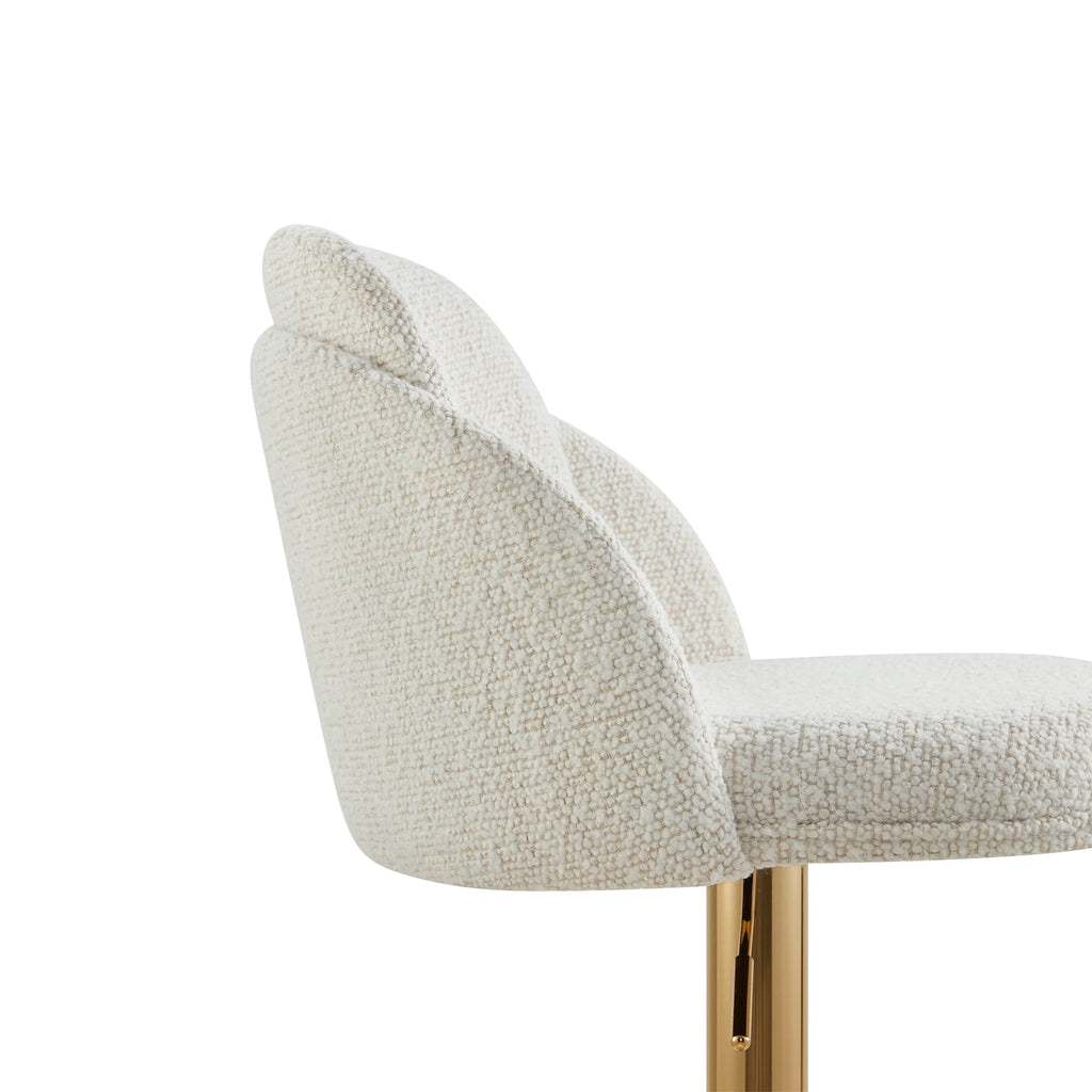 Blythe Upholstered Adjustable Height Swivel Bar & Counter Stools