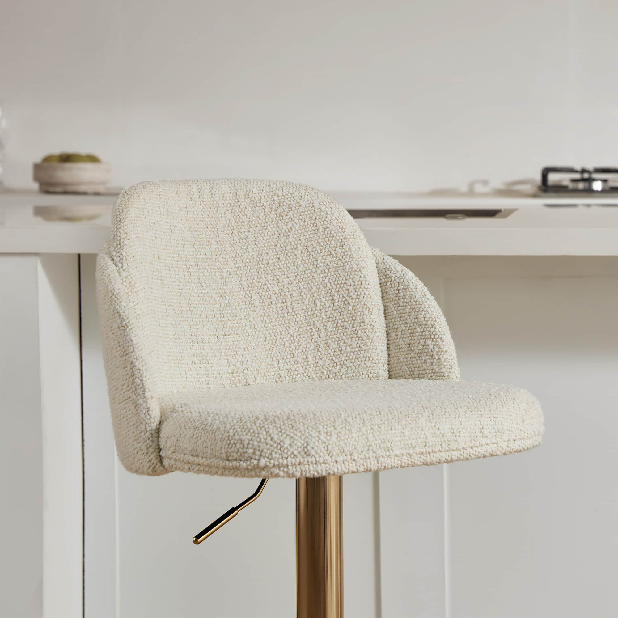 Blythe Upholstered Adjustable Height Swivel Bar & Counter Stools