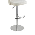 Blythe Upholstered Adjustable Height Swivel Bar & Counter Stools
