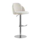 Blythe Upholstered Adjustable Height Swivel Bar & Counter Stools