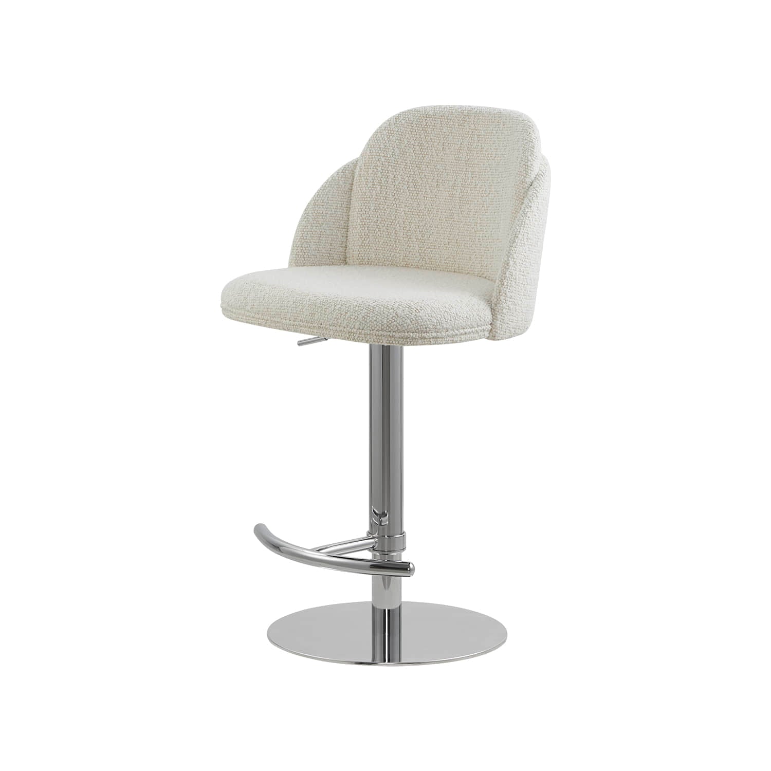 Blythe Upholstered Adjustable Height Swivel Bar & Counter Stools