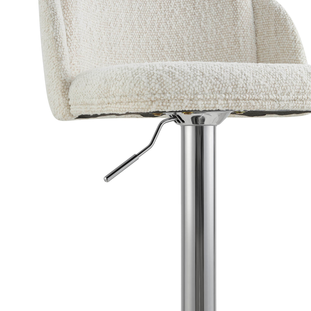Blythe Upholstered Adjustable Height Swivel Bar & Counter Stools