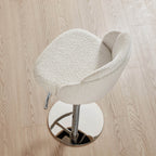 Blythe Upholstered Adjustable Height Swivel Bar & Counter Stools