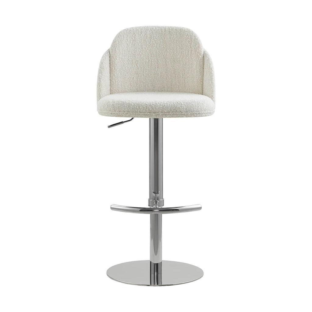 Blythe Upholstered Adjustable Height Swivel Bar & Counter Stools