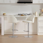 Blythe Upholstered Adjustable Height Swivel Bar & Counter Stools