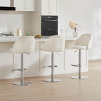 Blythe Upholstered Adjustable Height Swivel Bar & Counter Stools