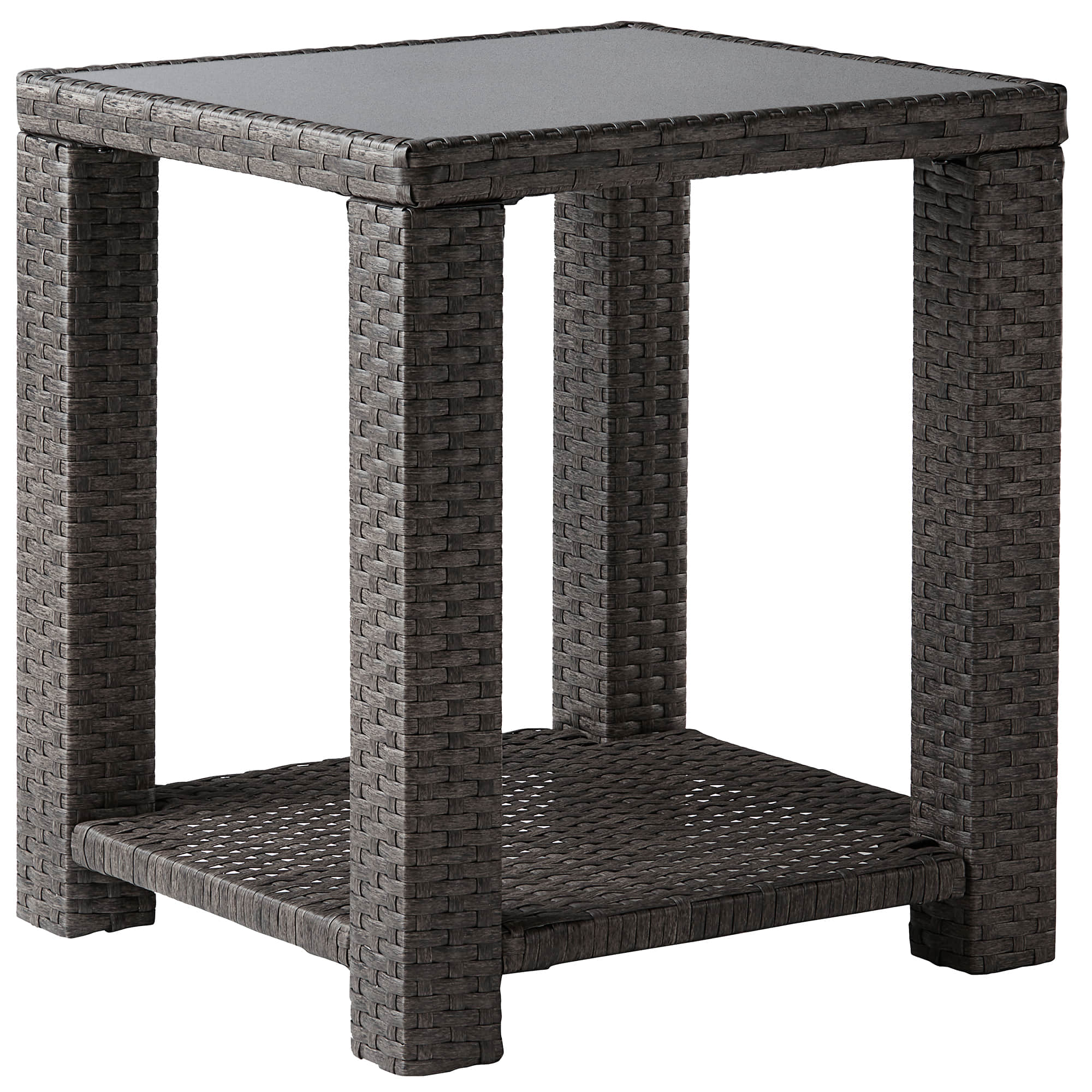 Calum Rattan Outdoor Side Table