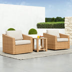 Calum Rattan Outdoor Bistro Set