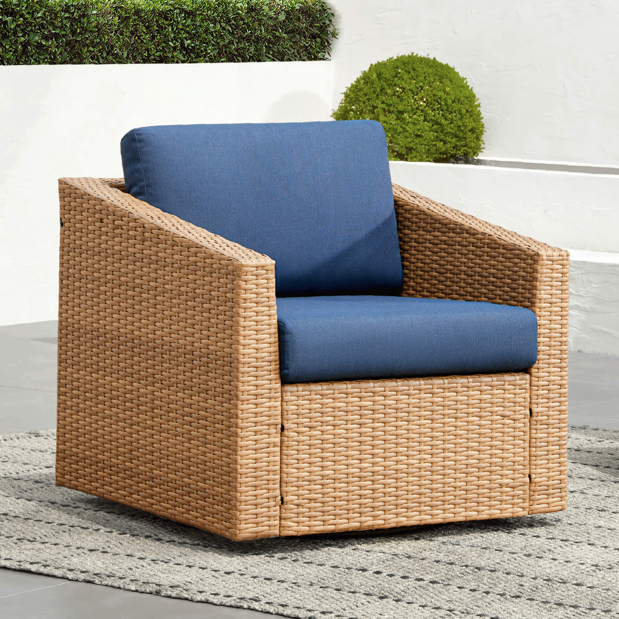 Calum Rattan Outdoor Bistro Set