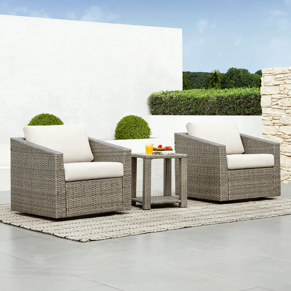 Calum Rattan Outdoor Bistro Set