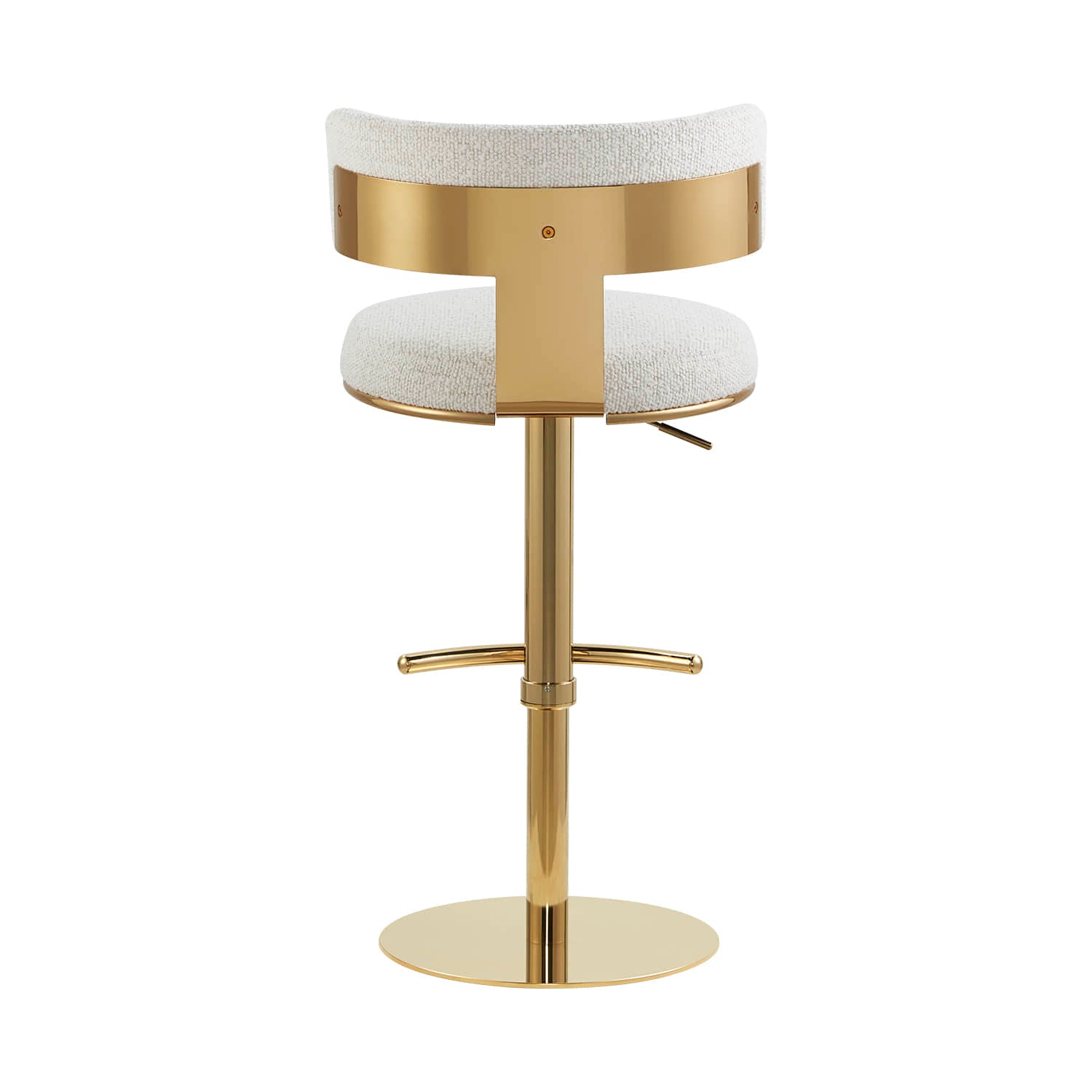 Cayla Modern Adjustable Height Swivel Barstool