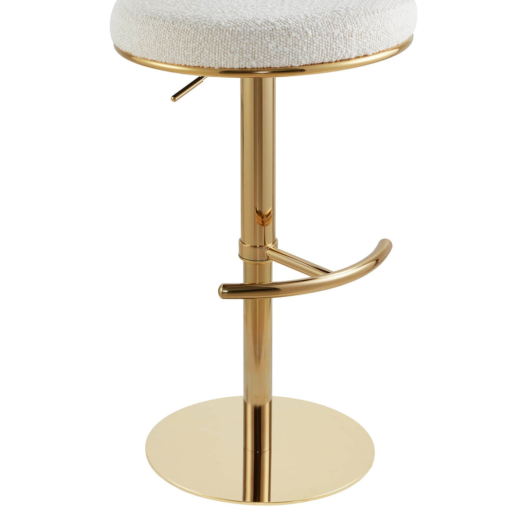 Cayla Modern Adjustable Height Swivel Barstool