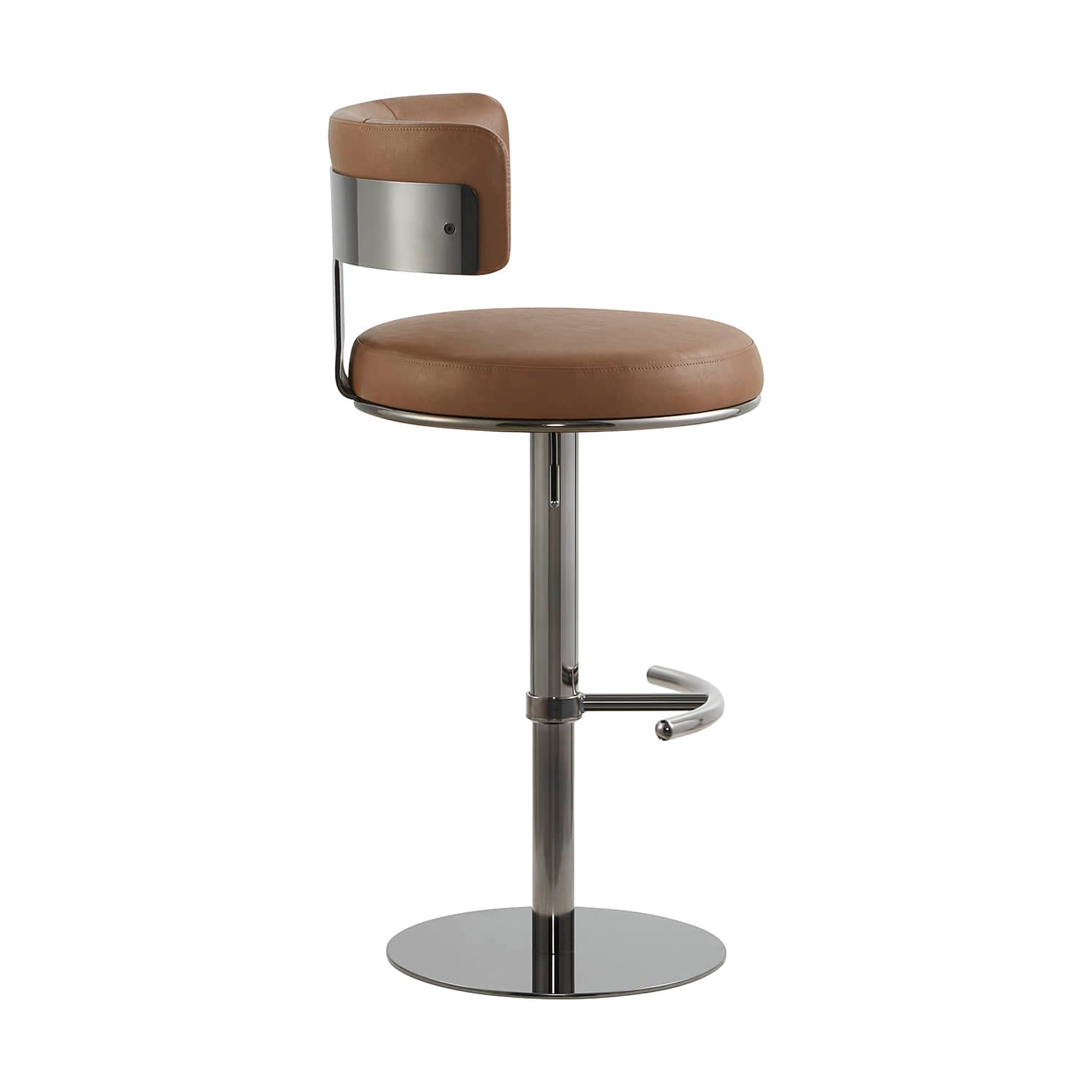 Cayla Modern Adjustable Height Swivel Barstool