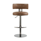 Cayla Modern Adjustable Height Swivel Barstool