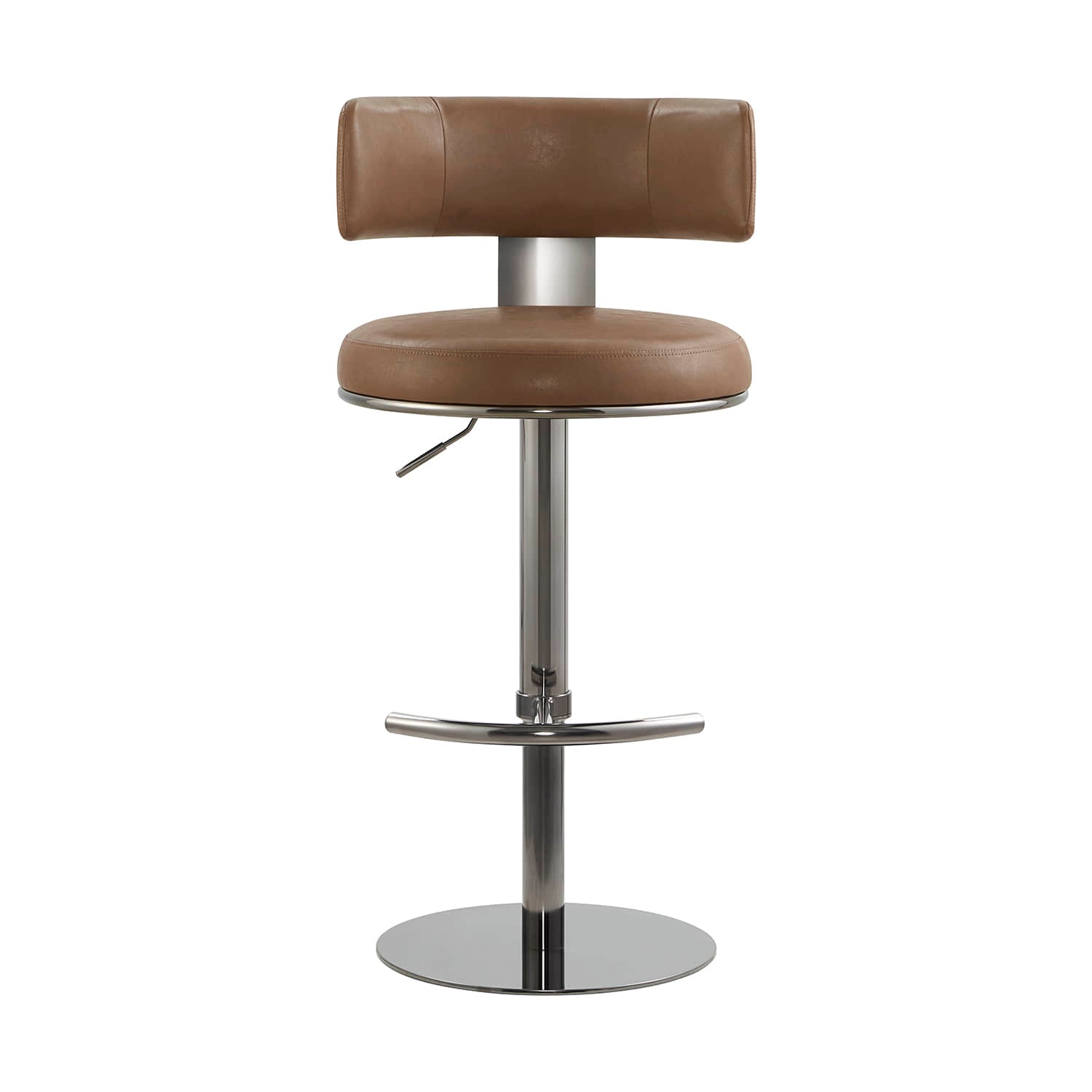 Cayla Modern Adjustable Height Swivel Barstool