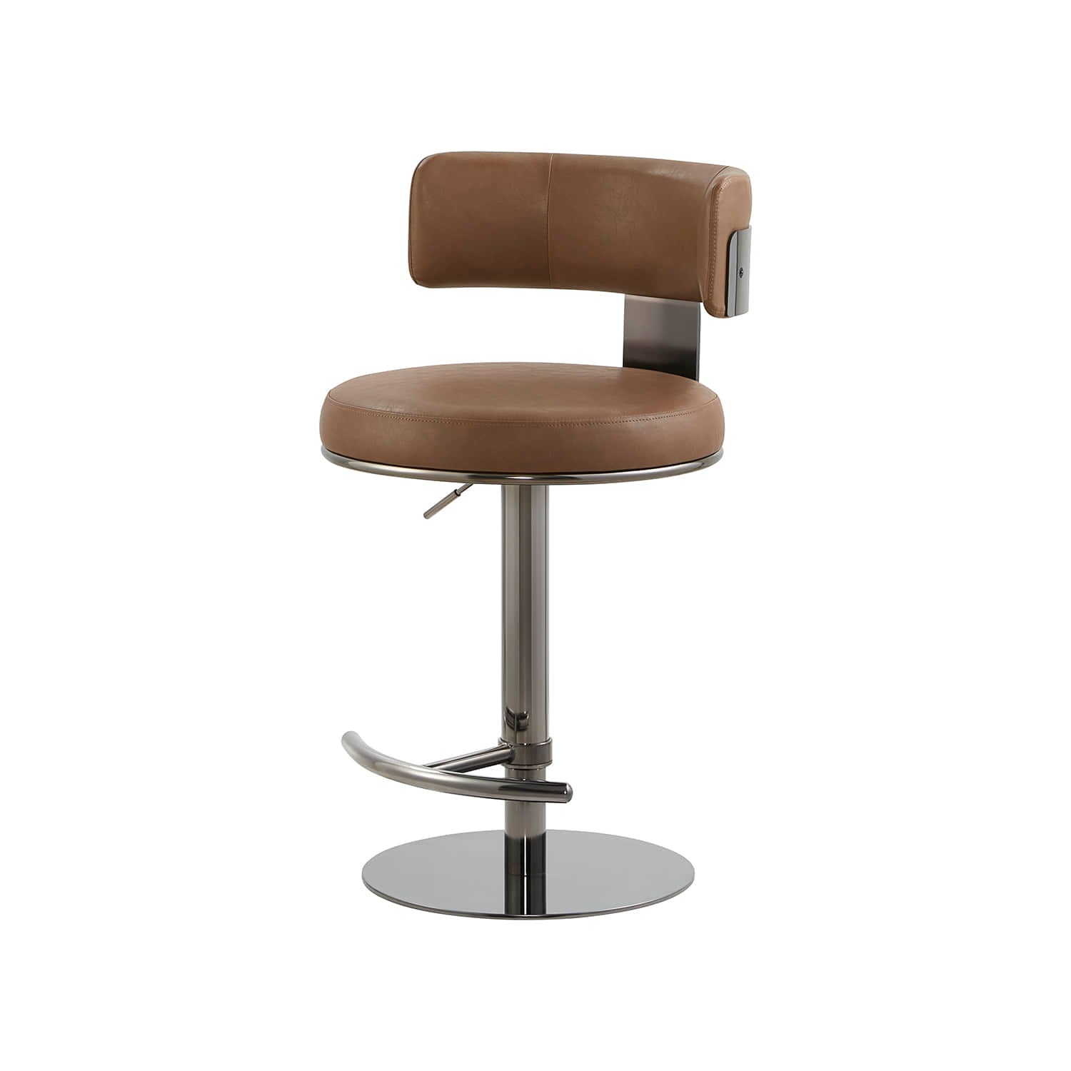 Cayla Modern Adjustable Height Swivel Barstool