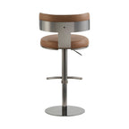 Cayla Modern Adjustable Height Swivel Barstool