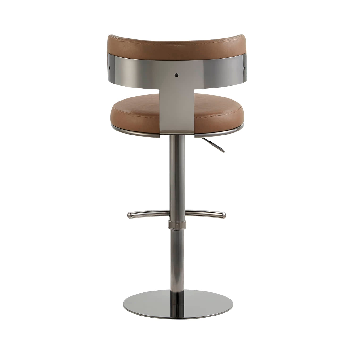 Cayla Modern Adjustable Height Swivel Barstool
