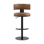Cayla Modern Adjustable Height Swivel Barstool