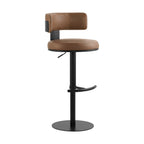 Cayla Modern Adjustable Height Swivel Barstool
