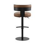 Cayla Modern Adjustable Height Swivel Barstool