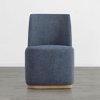 Lilibet Wingback Rolling Dining Chair With Casters